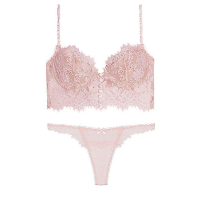 DM Čipkasti grudnjak Komplet donjeg rublja Seksi donje rublje Komplet ženskog donjeg rublja Čipkasti grudnjak Bralette Komplet gaćica Veleprodaja