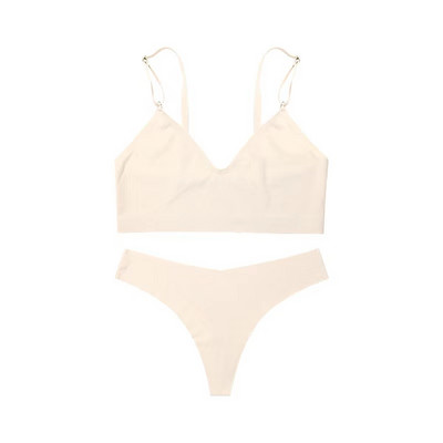 DM Seamless σετ γυναικείων εσωρούχων Σέξι εσώρουχα Tanks Top+ Brazilian pantys Fitness Active Sports Push Up Girl Brassiere σετ