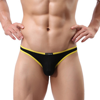 Секси бельо Мъжки слипове Jockstraps Modal Solid Cueca Masculina Бикини гащи с ниска талия Мека издута торбичка  Calzoncillos