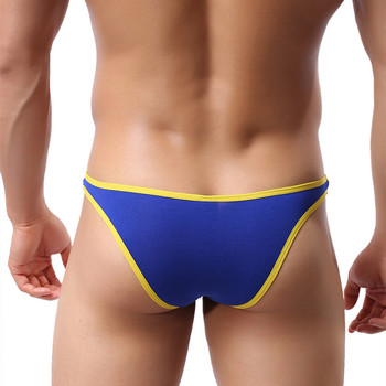 Секси бельо Мъжки слипове Jockstraps Modal Solid Cueca Masculina Бикини гащи с ниска талия Мека издута торбичка  Calzoncillos