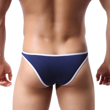 Секси бельо Мъжки слипове Jockstraps Modal Solid Cueca Masculina Бикини гащи с ниска талия Мека издута торбичка  Calzoncillos