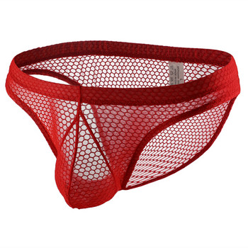 Ново секси бельо Мъжки слипове Гащи Дишащи мъжки слипове Cuecas Mesh U Pouch Ropa Interior Hombre  мъжко бельо