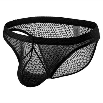 Ново секси бельо Мъжки слипове Гащи Дишащи мъжки слипове Cuecas Mesh U Pouch Ropa Interior Hombre  мъжко бельо