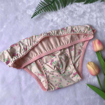 Мъжки слипове с щампи Бельо Sissy Convex Pouch Panties Бельо Долни гащи Бикини Секси бельо бельо