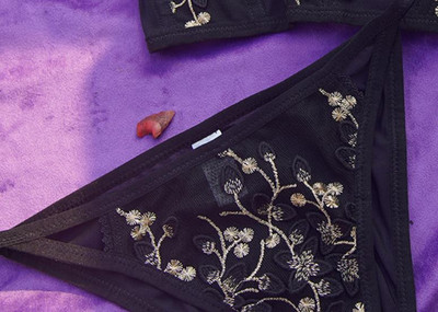 High Street naiste 2021. aasta uus moetikandiga tikitud 3D kroonleht rinnahoidja, kärbitud topid Naiste õhuke aluspesu Y1150