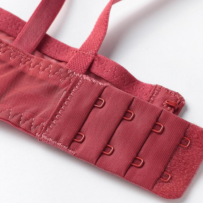 Νέο Plus Size BCDE Cup Σετ σουτιέν Sexy Lace Ultrathin Γυναικεία Εσώρουχα Καλοκαιρινό διάφανο σουτιέν και εσώρουχα 85E 90C 95D