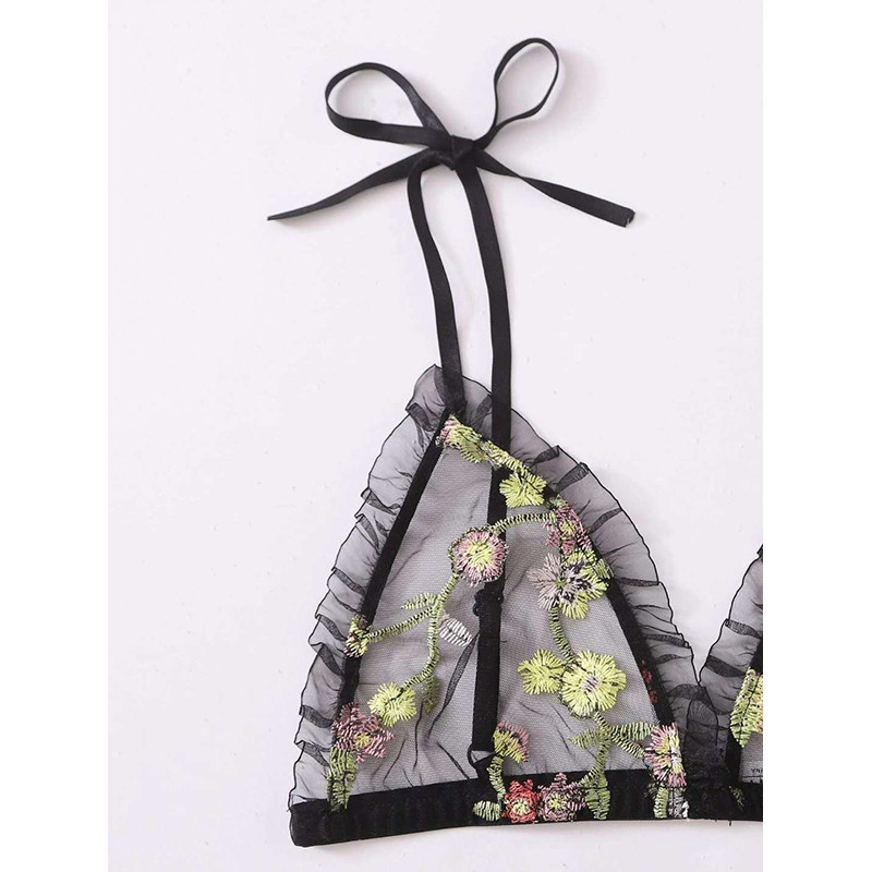 Σέξι Εσώρουχα Κορυφαία Μόδα Διχτυωτή Προοπτική Δαντέλα Κέντημα Επίδεσμος Σέξι Προοπτική Άνετα εσώρουχα