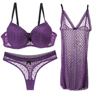 2021 VS Womens Sense Of εσώρουχα Διαφανές φόρεμα BC Cup Push Up Σετ σουτιέν Σέξι δαντέλα Γυναικεία εσώρουχα σε συν μέγεθος