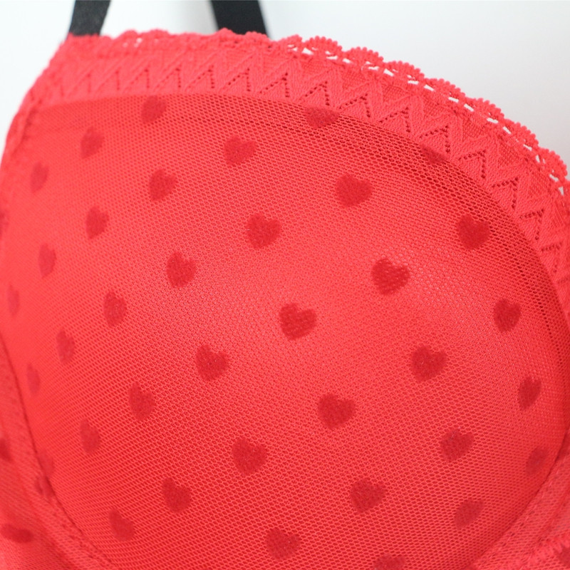 2021 VS Womens Sense Of εσώρουχα Διαφανές φόρεμα BC Cup Push Up Σετ σουτιέν Σέξι δαντέλα Γυναικεία εσώρουχα σε συν μέγεθος