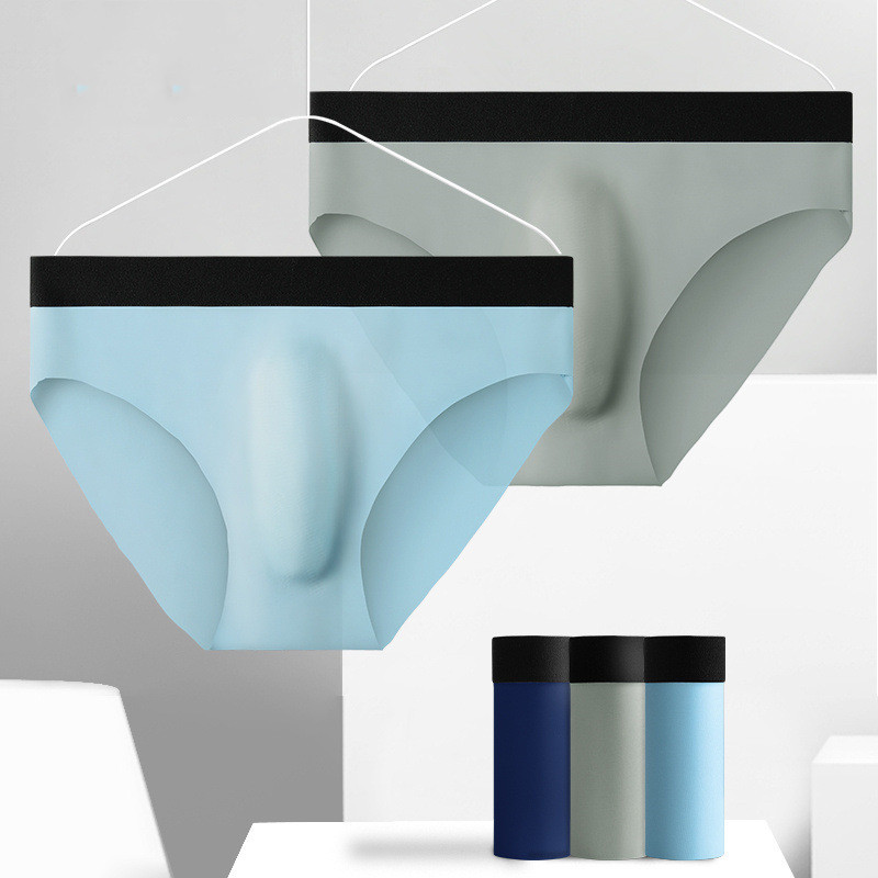 Ανδρικό σέξι σλιπ χωρίς ραφές εσώρουχο από μετάξι πάγου Σλιπ μπικίνι ομοφυλόφιλα εσώρουχα για ανδρικά στρινγκ εσώρουχα Ανδρικά μαλακά σώβρακα Slip Homme