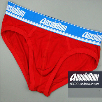 aussiebum Мъжки бикини с триъгълник, памучен плат, модни триизмерни бикини с триъгълник, триъгълни бикини на едро