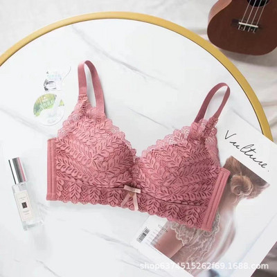 Latex grudnjak novog stila Seksi čipkasti grudnjak bez žica Mikrotoraks Push Up ženski grudnjak Bešavni meki grudnjaci s ventilacijom Žensko donje rublje