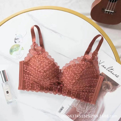 Latex grudnjak novog stila Seksi čipkasti grudnjak bez žica Mikrotoraks Push Up ženski grudnjak Bešavni meki grudnjaci s ventilacijom Žensko donje rublje