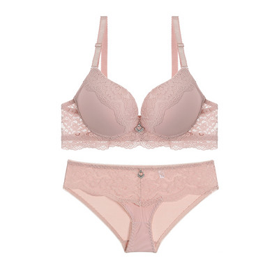 Julexy New 2022 Push Up Sutien Set Solid BC Cup lenjerie pentru femei Sexy Dantela Lenjerie intima Set chiloți