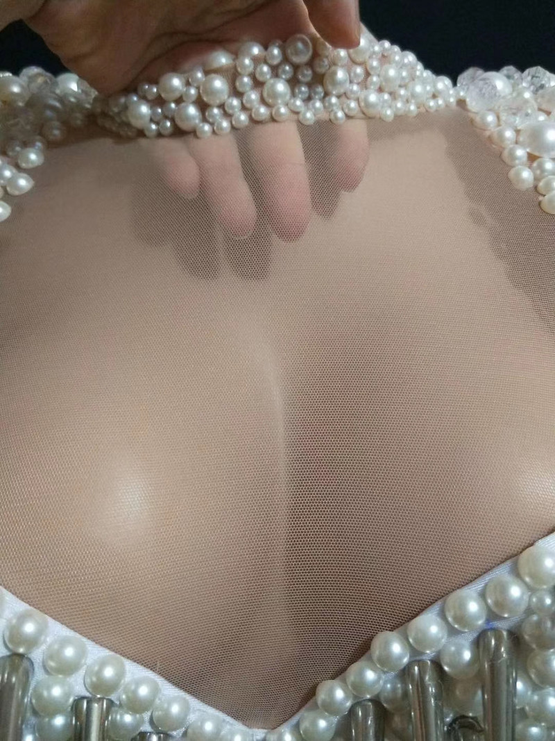 Bijeli biseri Zakovice Scenski kostimi pjevačica Noćni klub s kićankama DJ DS Bodi za ples Ženska odjeća za prigodne nastupe