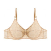 DKERT Plus Size CD Σέξι δαντέλα γυναικεία εσώρουχα σουτιέν Super Thin See Through Brassiere Black White Beige Bralette