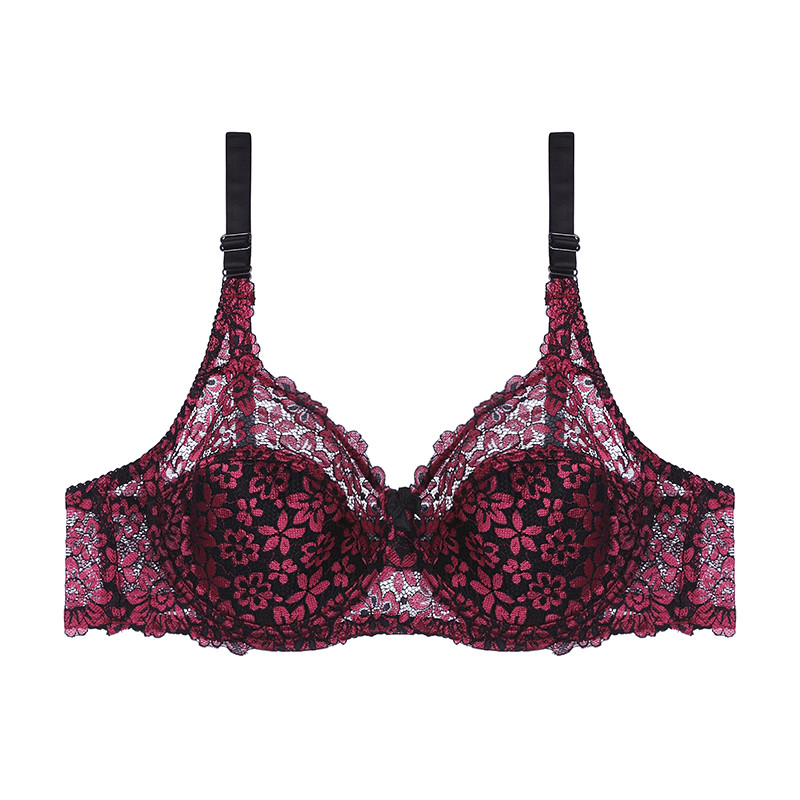 Nou Sosire See Through Dantela Broderie Sutiene Femei Sexy Lenjerie Plus Size Bralette Sutien