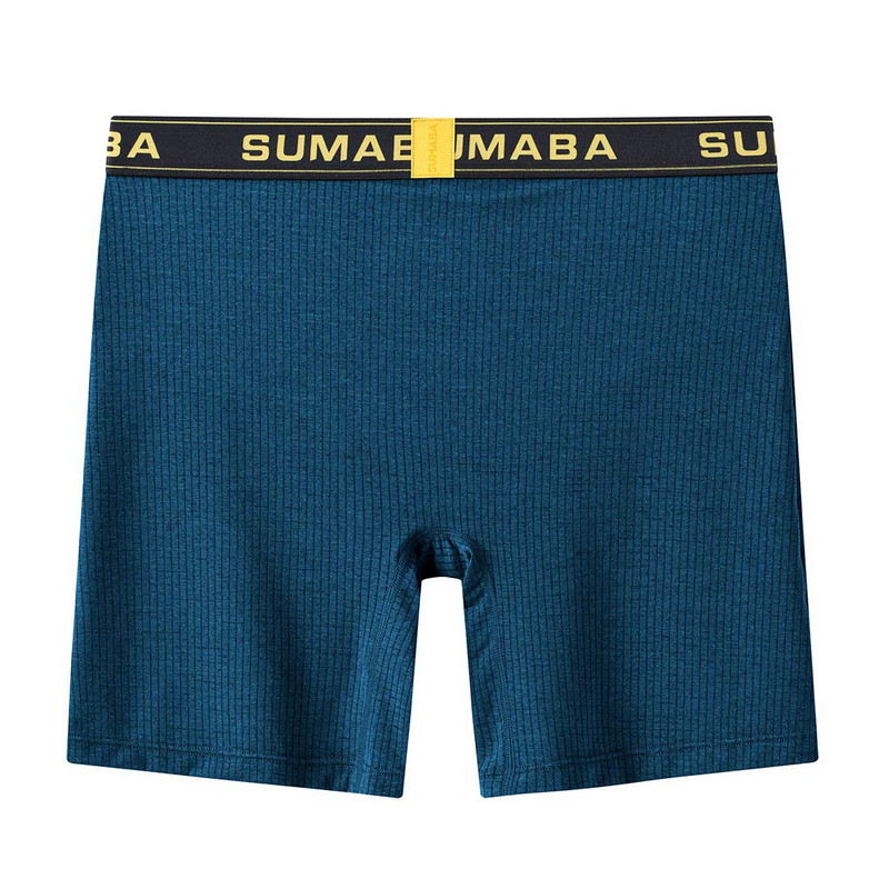 Ανδρικά άνετα αναπνέοντα μποξεράκια Ανδρικά μακρύ πόδι νάιλον εσώρουχα μασίφ 1 τμχ