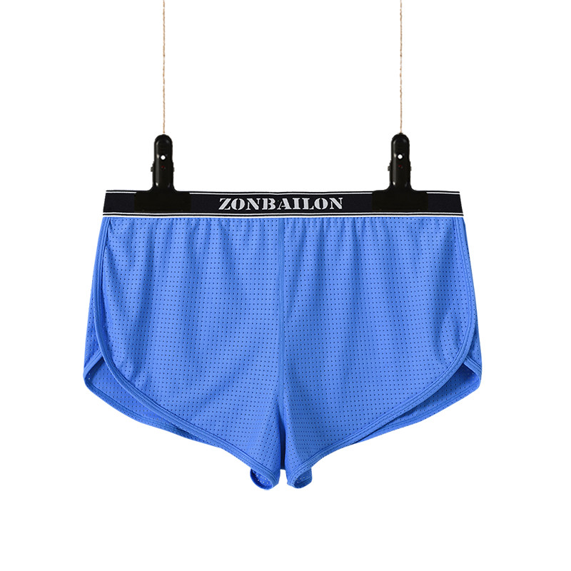 2022 Νέα ανδρικά εσώρουχα μπόξερ Ανδρικά σέξι νάιλον γοφό πλήρους κάλυψης με χαμηλοκάβαλο κοντά σλιπ Σπλιτ στο πλάι Ανδρικό μαλακό άνετο κάτω