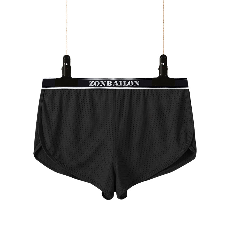 2022 Νέα ανδρικά εσώρουχα μπόξερ Ανδρικά σέξι νάιλον γοφό πλήρους κάλυψης με χαμηλοκάβαλο κοντά σλιπ Σπλιτ στο πλάι Ανδρικό μαλακό άνετο κάτω