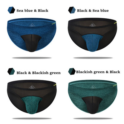 Lenjerie de corp confortabilă din nailon pentru bărbați, chiloți sexy pentru bărbați, slipuri, respirabile, pentru bărbați