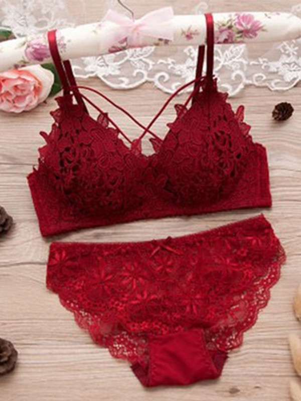 apakšveļas krūšturu komplekts bez stieplēm lenceria sexy bielizna damska komplety Cup AB mežģīņu tops vīns sarkans lenceria mežģīņu apakšveļas komplekts