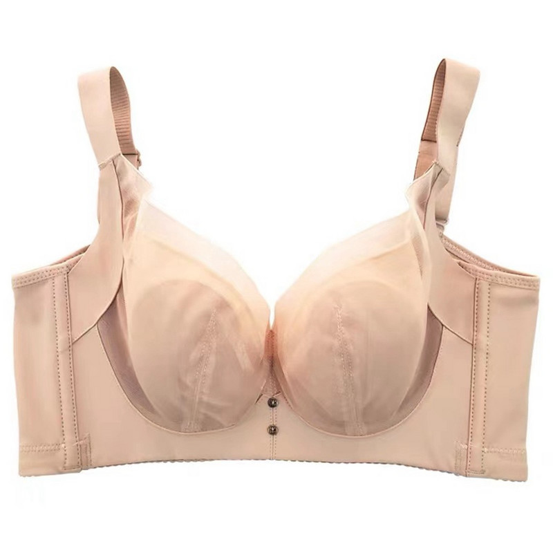 Uus viierealine pluss suurusega rinnahoidja õhuke mälu terasest rõngas suur rindkere ekraan väike kogunemine mugav reguleeritav rinnakäehoidja