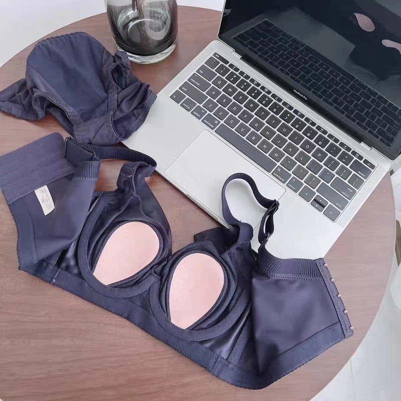 Uus viierealine pluss suurusega rinnahoidja õhuke mälu terasest rõngas suur rindkere ekraan väike kogunemine mugav reguleeritav rinnakäehoidja