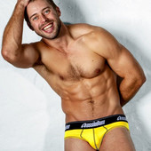 AUSSIEBUM jockstrap νέο ανδρικό σέξι αναπνεύσιμο τριγωνικό εσώρουχο αγόρια μόδας χαμηλή μέση μεγάλη τσάντα τρίγωνο σορτς αθλητικό σορτς