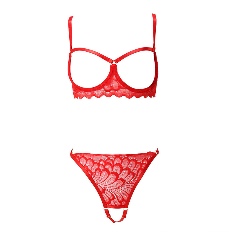 Νέο Μόδα Σέξι Δαντελένιο Σετ Εσώρουχα Γυναικείο Διαφανές Σουτιέν Στριγκ Γυναικείο Σετ Εσωρούχων bielizna damska нижнее белье