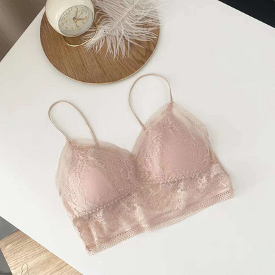 2022 νέα αθλητική πλάτη άνετη και απλή εσώρουχα με δαντέλα κατά της αμαύρωσης σουτιέν με τυλιγμένο κάτω μέρος