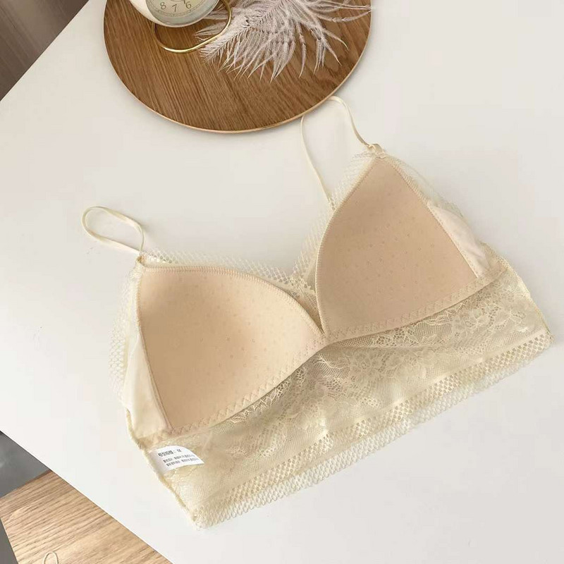 2022 νέα αθλητική πλάτη άνετη και απλή εσώρουχα με δαντέλα κατά της αμαύρωσης σουτιέν με τυλιγμένο κάτω μέρος