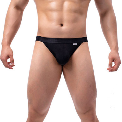 Μόδα Σλιπ Ανδρικά Εσώρουχα Σέξι εσώρουχα σορτς μαλακά αναπνέοντα σώβρακα μονόχρωμα σλιπ