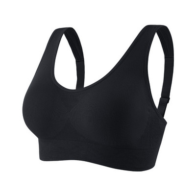 HIVOF νέο εσώρουχο ρυθμιζόμενο στη θερμότητα, αθλητικό σουτιέν με φαρδύ λουράκι ώμου, σουτιέν άνεσης ύπνου χωρίς ραφές