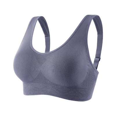 HIVOF νέο εσώρουχο ρυθμιζόμενο στη θερμότητα, αθλητικό σουτιέν με φαρδύ λουράκι ώμου, σουτιέν άνεσης ύπνου χωρίς ραφές