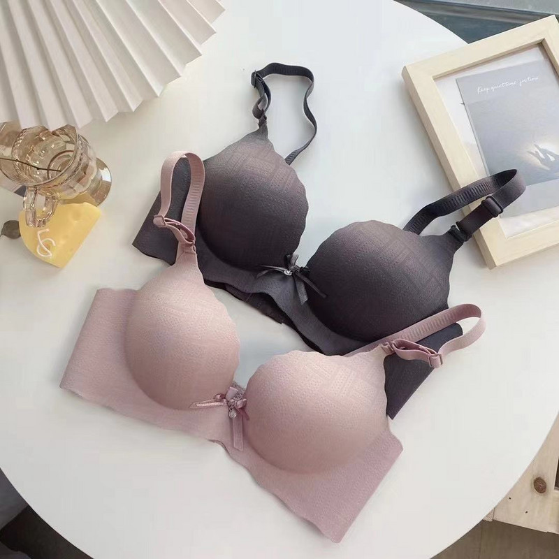 Sutien cu push up sexy fără cusături, căptușit, lenjerie confortabilă, fără fir pentru fete