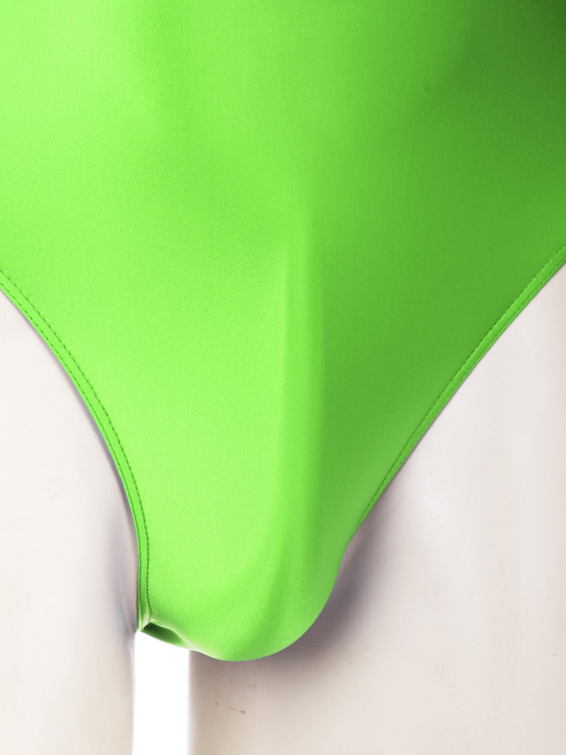 Muške sjajne tange gaćice visokog struka Jednobojne gaćice Elastični pojas Gaćice Donje rublje Donji dio kupaćih kostima