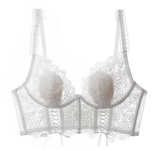 Sexy crop top aproce pret nokarenu apakšveļa mazas krūtis lielas krūšturi tuvplāna krūtis ārējais apģērbs korsetes mežģīnes push up krūšturis