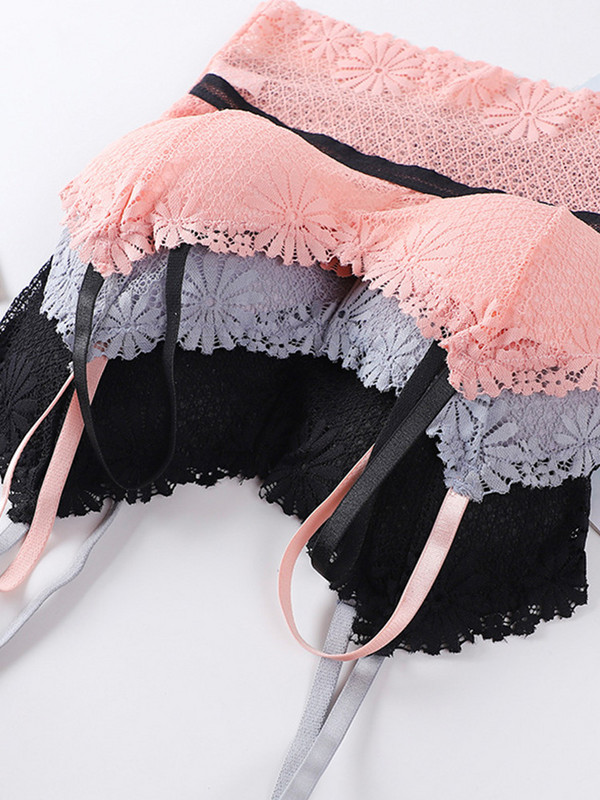 Novi dolazak iz 2023. Ženski seksi čipkasti grudnjak Tube Top Colorblock Daisy omotan prsima donje rublje Žensko neodsjajno neodsjajno donje rublje