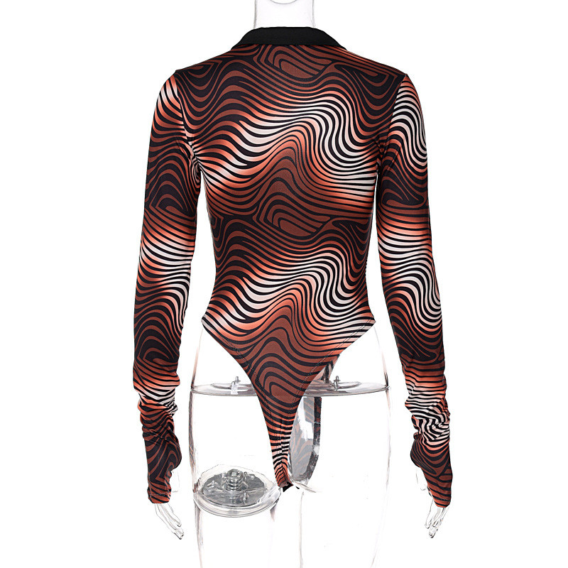 BKLD haine de toamnă 2021, nouă modă pentru femei, topuri cu imprimare, cu decolteu în V, body cu mânecă lungă pentru femei, bodycon pentru petrecere, haine de club sexy