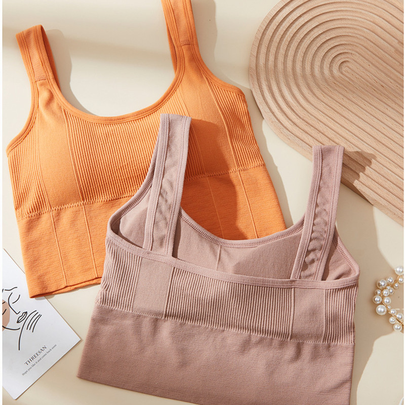 Bešavni sportski grudnjak Ženski čvrsti Push Up grudnjak bez pozadine Bežični grudnjak Seksi donje rublje