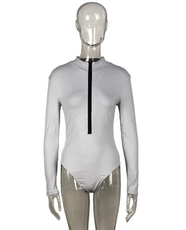 BKLD 2021 Μόδα Γυναικείες Ολόσωμες φόρμες για άνοιξη Ρούχα Νέο μακρυμάνικο όρθιο γιακά λεπτές μπλούζες μονόχρωμες μπλούζες για πάρτι