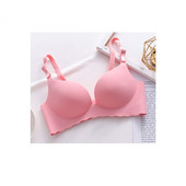 Sutien dintr-o singură bucată sexy pentru femei Lenjerie de corp respirabilă fără fir Adunați Push Up Lenjerie simplă Bralette fără sudură Culoare bomboană нижнее белье