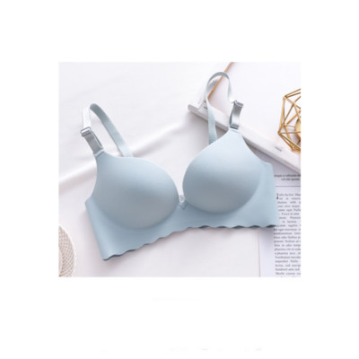 Sutien dintr-o singură bucată sexy pentru femei Lenjerie de corp respirabilă fără fir Adunați Push Up Lenjerie simplă Bralette fără sudură Culoare bomboană нижнее белье