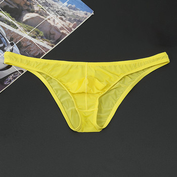 Секси бельо Мъжки прозрачни ултратънки бикини Дишащи прозрачни слипове Мъжки летни панталони Cuecas