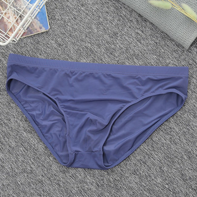 Ανδρικά σλιπ χωρίς ραφή Ice Silk Αναπνεύσιμο Διαφανές εξαιρετικά λεπτό σώβρακο Σέξι ανδρικό εσώρουχο ελαστικό εσώρουχο κάτω σορτς παντελόνι