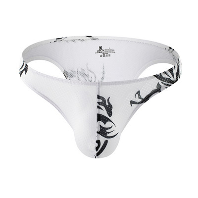 Ανδρικά σέξι εσώρουχα Ανδρικά σλιπ μπικίνι Jockstrap Man mesh print Σώβρακα Ανδρικά μίνι εσώρουχα Quick Dry Bikini Ανδρικά εσώρουχα Cueca