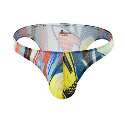Ανδρικά σέξι εσώρουχα Ανδρικά σλιπ μπικίνι Jockstrap Man mesh print Σώβρακα Ανδρικά μίνι εσώρουχα Quick Dry Bikini Ανδρικά εσώρουχα Cueca