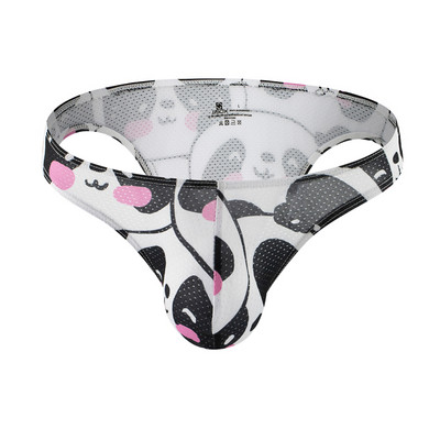 Ανδρικά σέξι εσώρουχα Ανδρικά σλιπ μπικίνι Jockstrap Man mesh print Σώβρακα Ανδρικά μίνι εσώρουχα Quick Dry Bikini Ανδρικά εσώρουχα Cueca