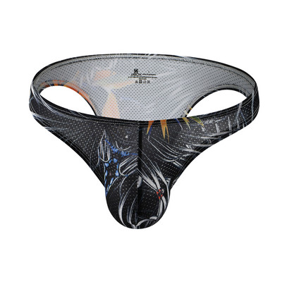 Ανδρικά σέξι εσώρουχα Ανδρικά σλιπ μπικίνι Jockstrap Man mesh print Σώβρακα Ανδρικά μίνι εσώρουχα Quick Dry Bikini Ανδρικά εσώρουχα Cueca